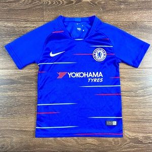 Nike Chelsea Football Club Yokohama Tyres Soccer Jersey Size 20 Youth